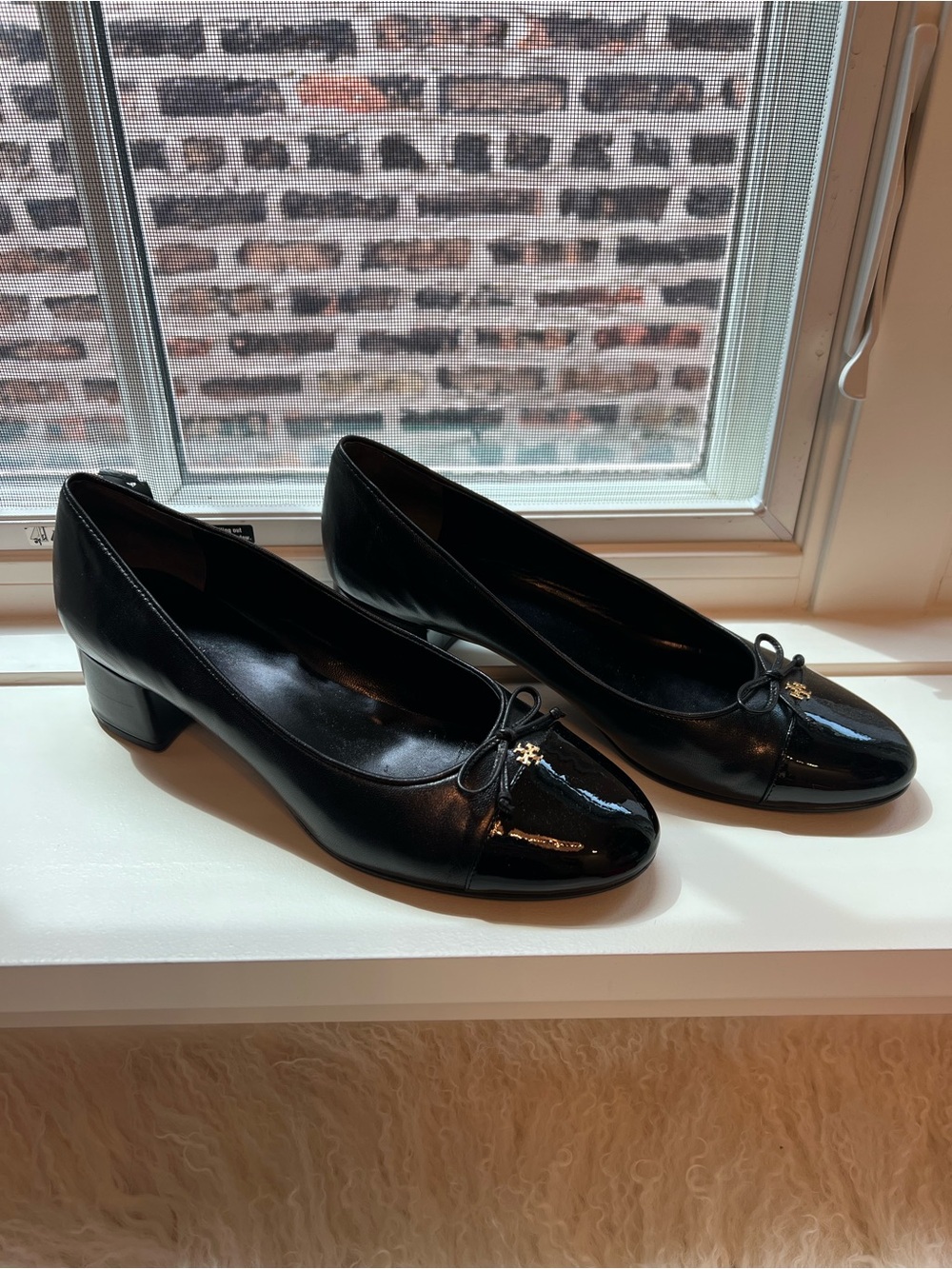 Tory Burch Cap-Toe Pump - Size 10.5